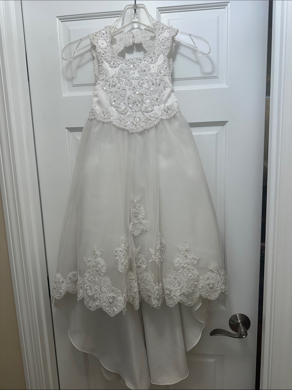A flower girl dress. Worn once!